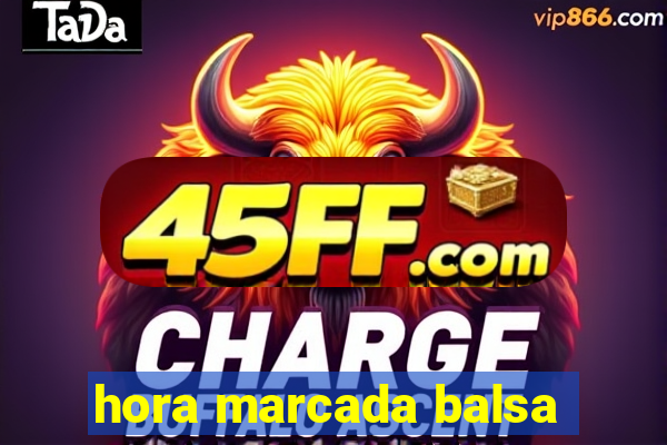 hora marcada balsa